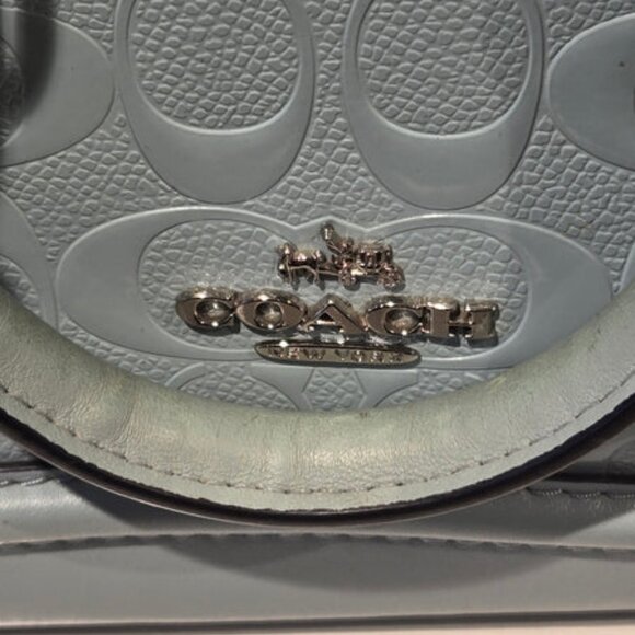 Coach F55450 Mini Sierra Satchel in Signature Debossed Patent Leather - Picture 5 of 7